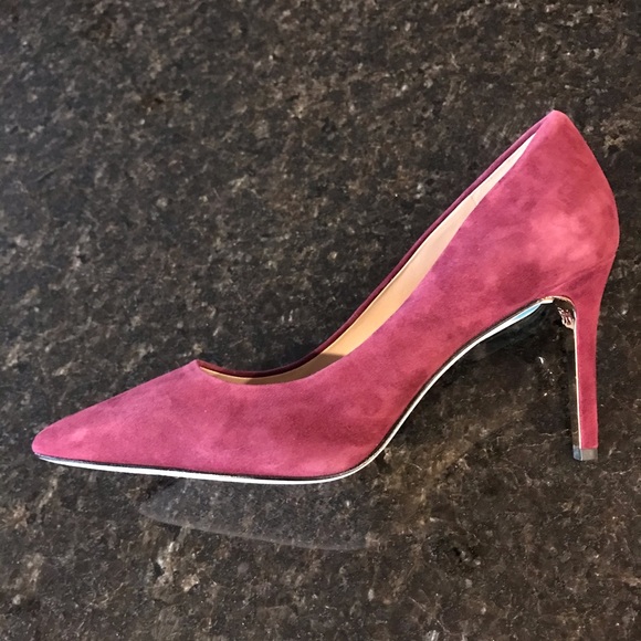 New Tory Burch Elana Suede 85mm Pump, Heels - Picture 2 of 16